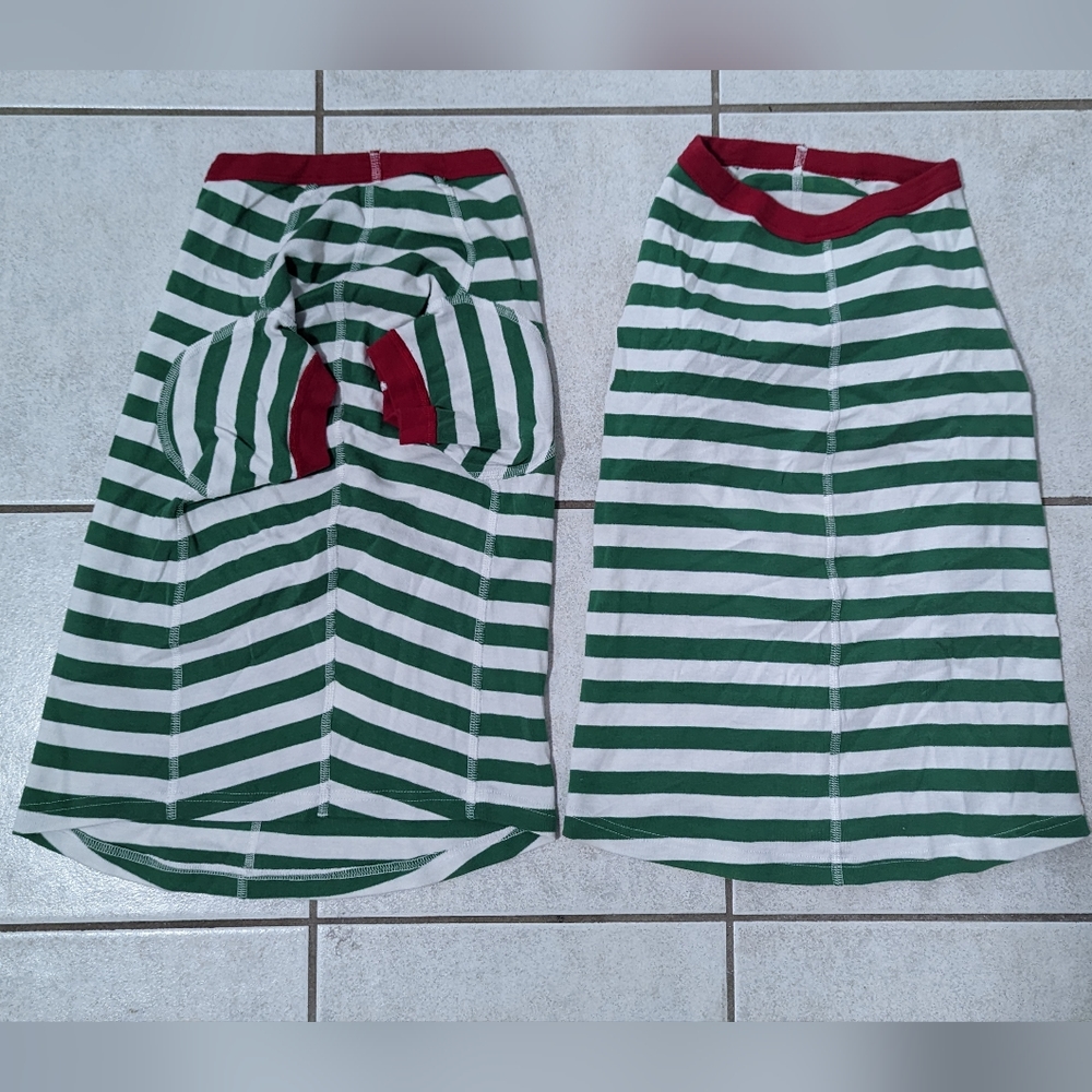 2 sets of dog pajamas family matching Hanna Andersson Christmas PJs XL